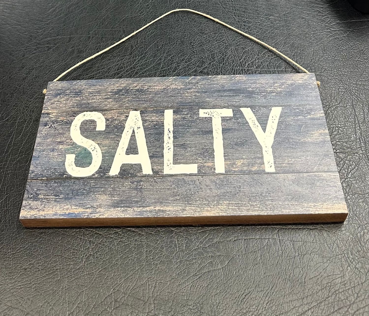 HANGING SIGN BLUE TWINE SALTY