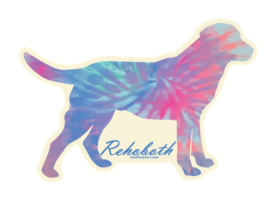 BEACH STICKER INHERITANCE TIEDYE LAB