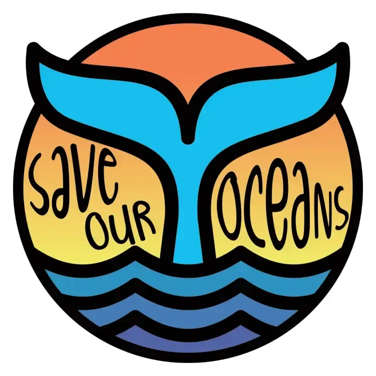 NOVELTY STICKER SAVE OUR OCEANS