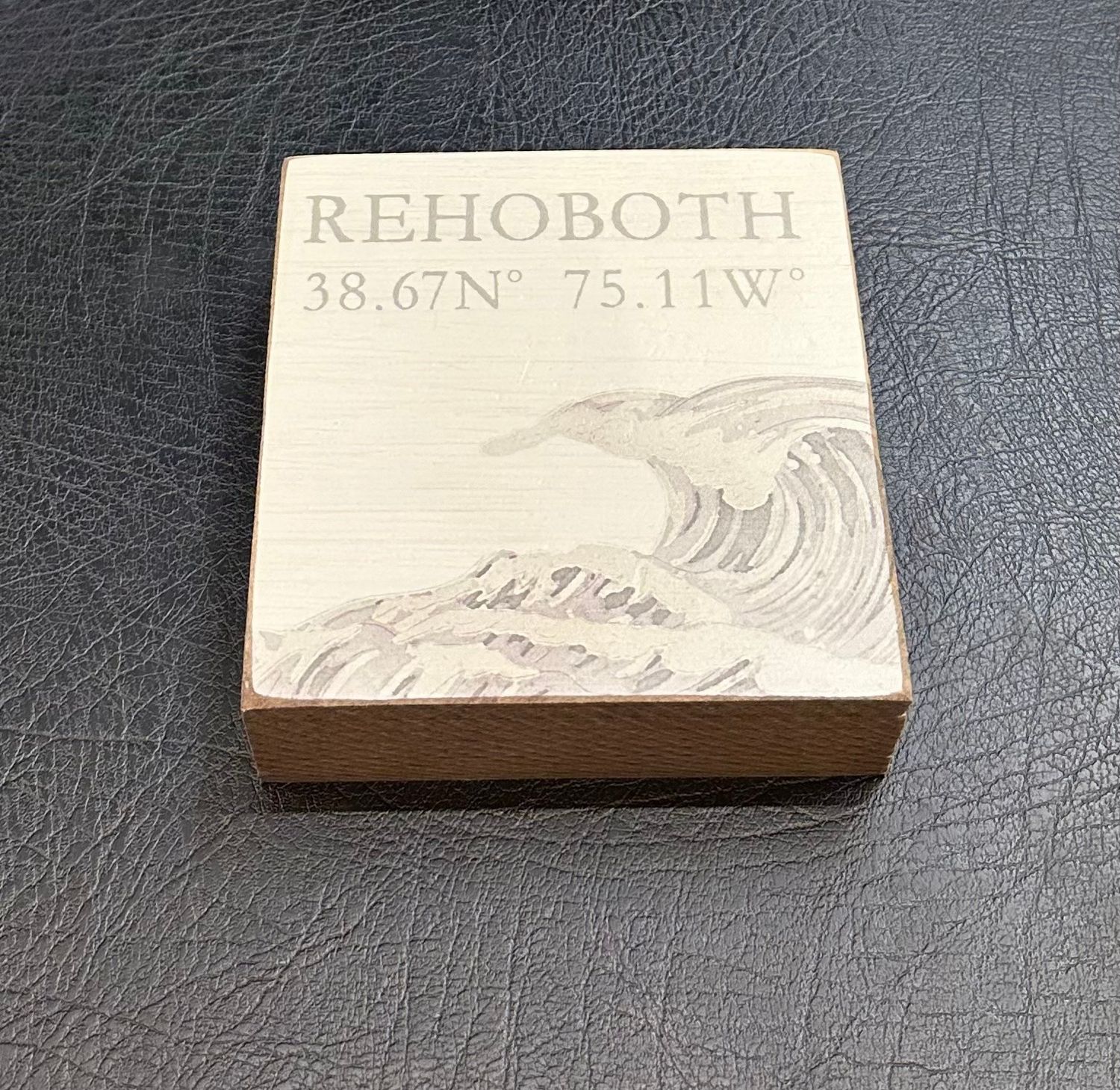 REHOBOTH WAVE BLOCK SIGN