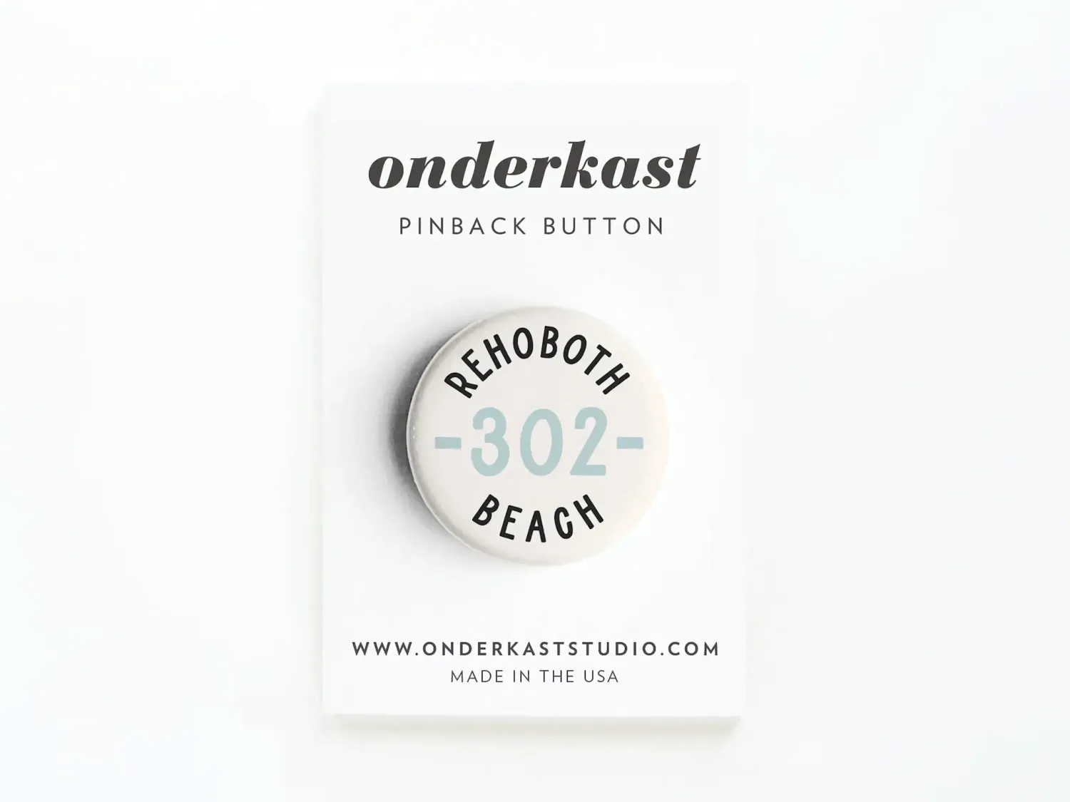 PINBACK BUTTON AREA CODE 302