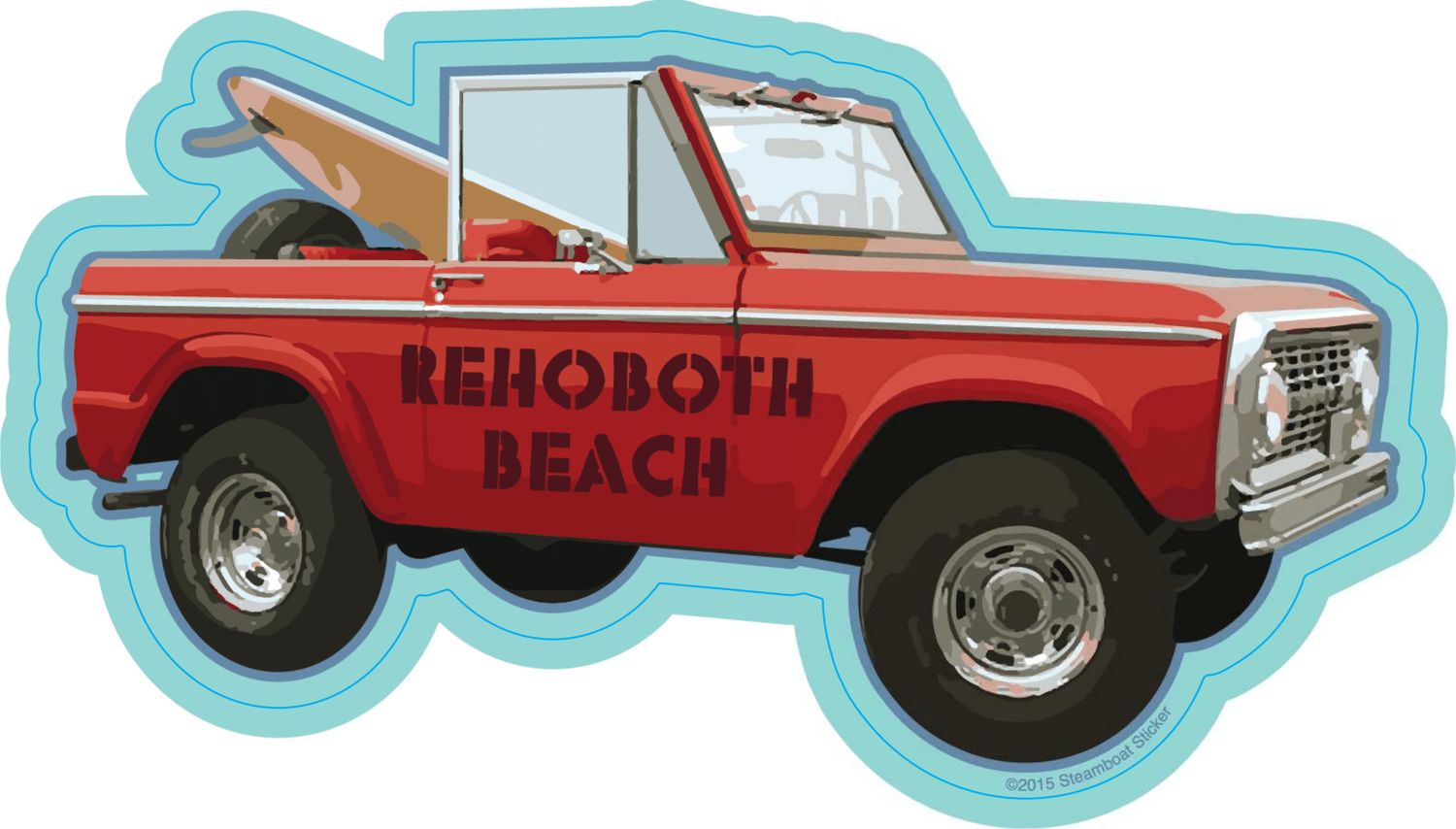 ACRYLIC MAGNET SURF ROVER