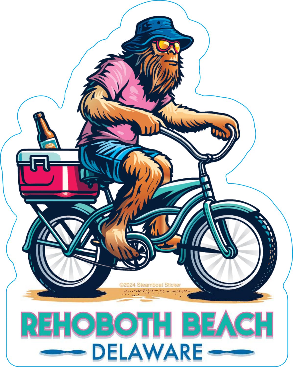 ACRYLIC MAGNET SASQUATCH CRUISER