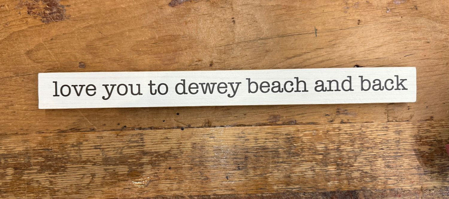 DEWEY BEACH AND BACK SKINNY BLOCK