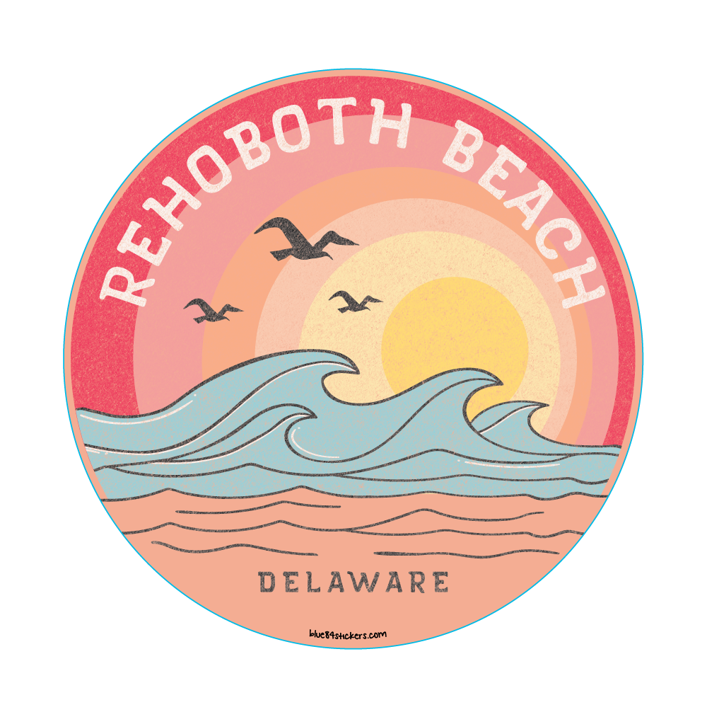 BEACH STICKER HALF DAY WAVE