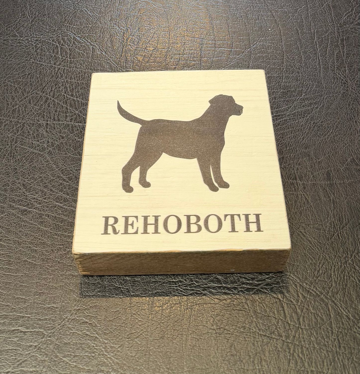 REHOBOTH LAB BLOCK SIGN