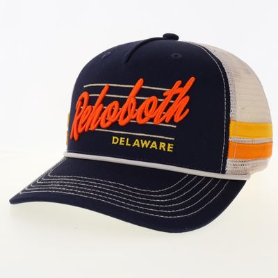 LEGACY TWO BAR TRUCKER HAT NAVY/GOLD COSMIC SCRIPT