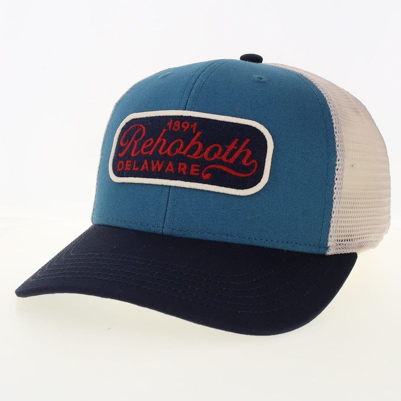 LEGACY MID PROFILE TRUCKER HAT MARINE/NAVY SCRIPT
