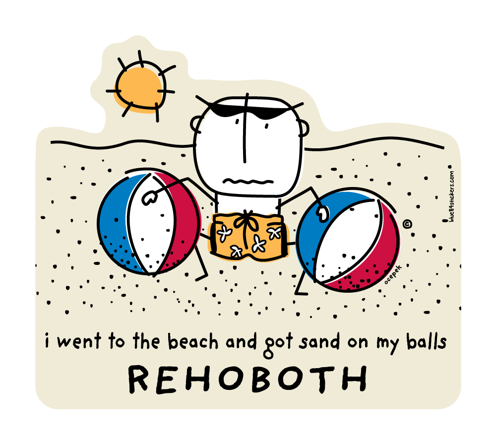 BEACH STICKER PAULO SANDY BALLS