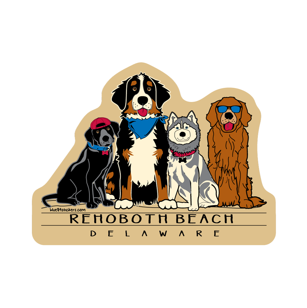 ACRYLIC MAGNET FRIENDLINESS DOGS