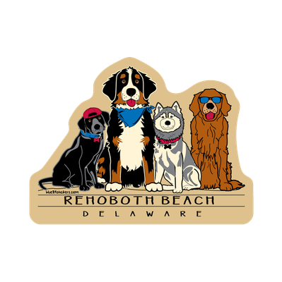 ACRYLIC MAGNET FRIENDLINESS DOGS