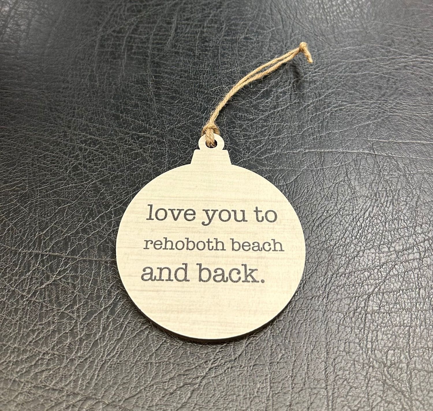 REHOBOTH AND BACK ORNAMENT
