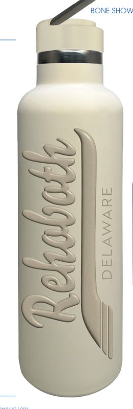 LEGEND WATER BOTTLE TONAL SCRIPT BONE