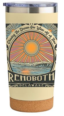 CORK TUMBLER CHASING DREAMS LEMON