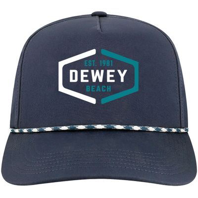 DEWEY LEGACY CADDY ROPE HAT NAVY DIVIDE
