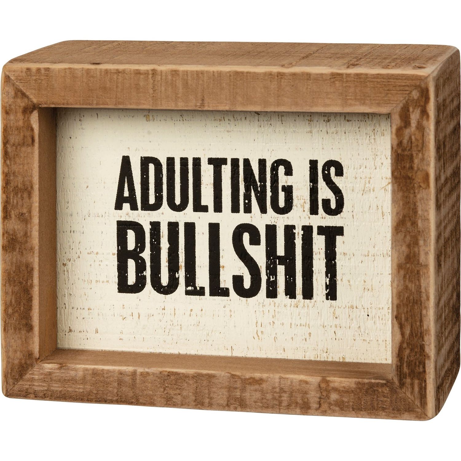 ATTITUDE BLOCK SIGNS ADULTING IS BULLSHIT
