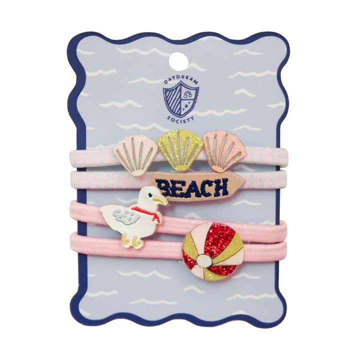 SEAGULL SPARKLY HAIR TIES