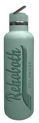 LEGEND WATER BOTTLE TONAL SCRIPT MOSS GREEN