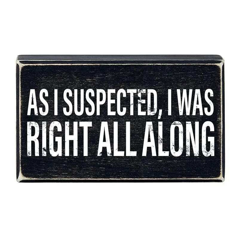 ATTITUDE BLOCK SIGNS RIGHT ALL ALONG