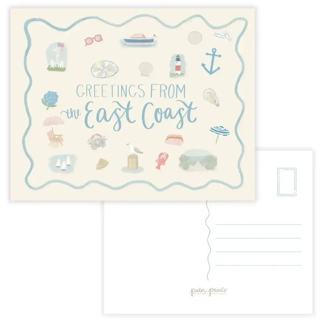 POSTCARD EAST COAST