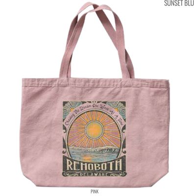 CHASING DREAMS PINK CANVAS TOTE