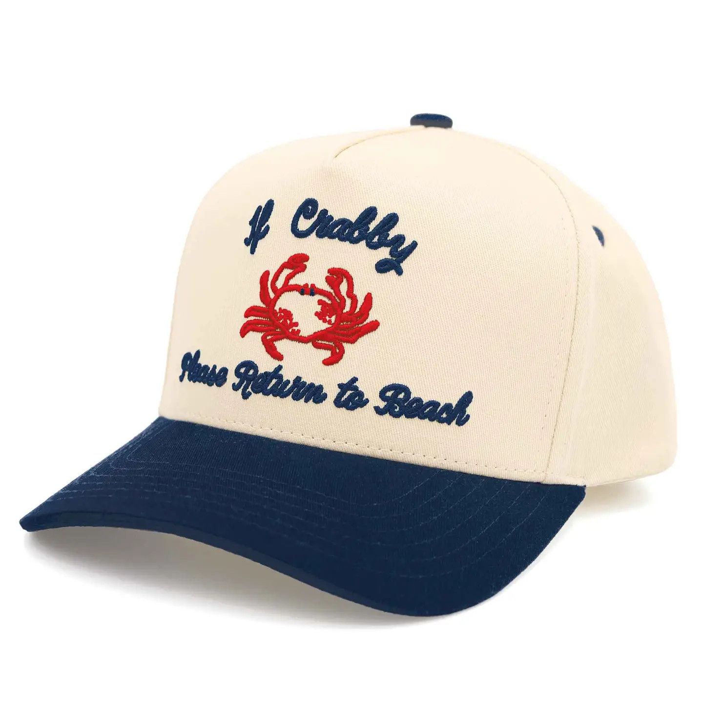 CLASSIC COTTON STRUCTURED HAT OS IF CRABBY RETURN TO BEACH