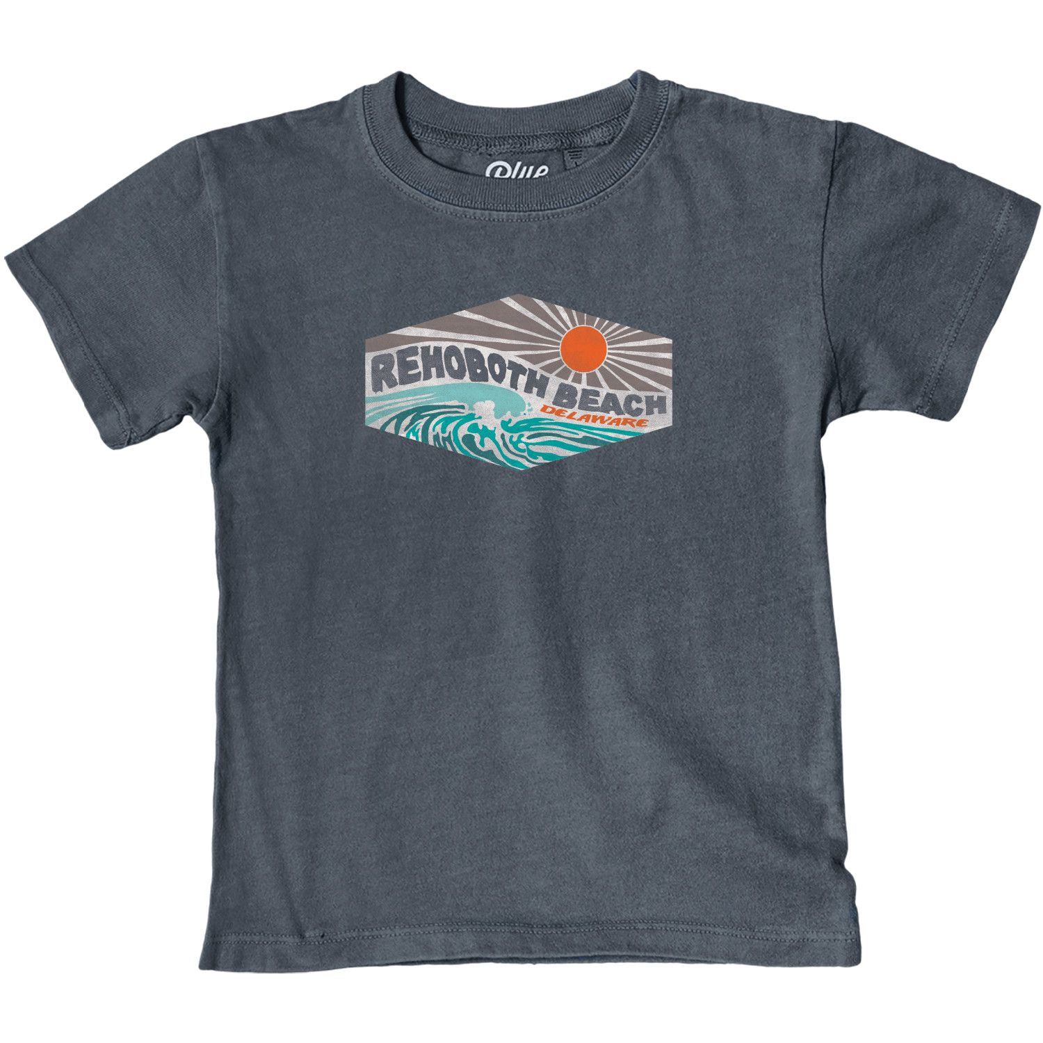 INFANT AFFIRMATION WAVE SS TEE, Color: INDIGO, Size: 6M