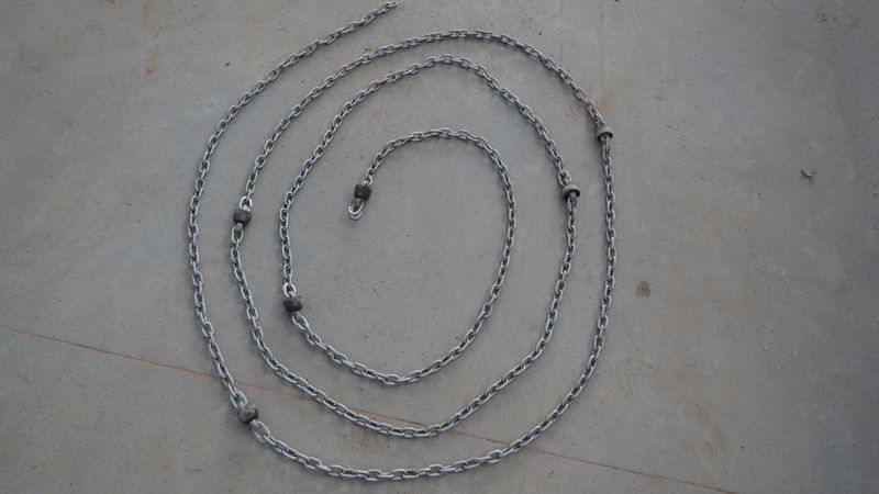 Chaîne complète montée Ø 45 mm au mètre