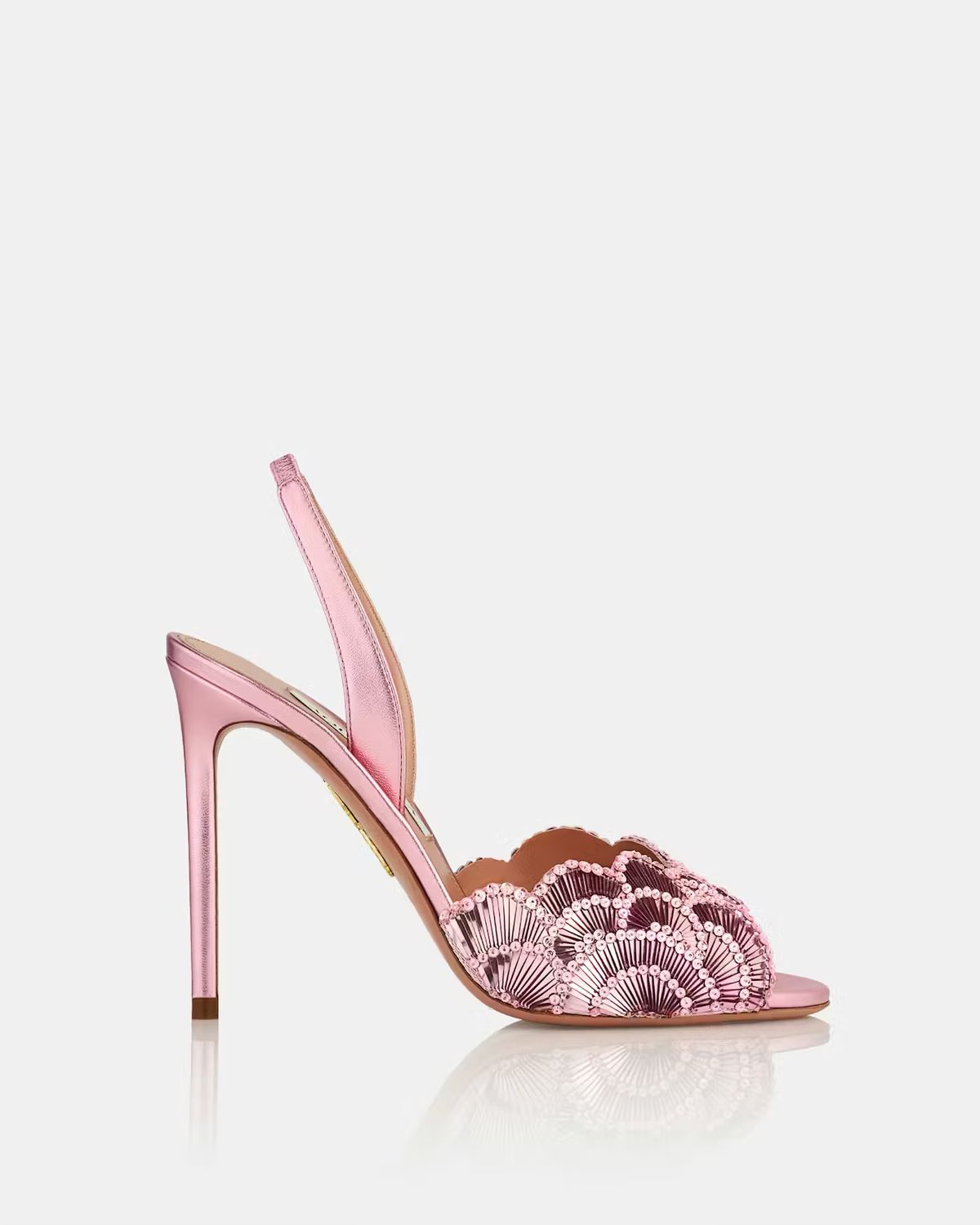 صندل اكوازورا لون وردي مغلق من الخلف