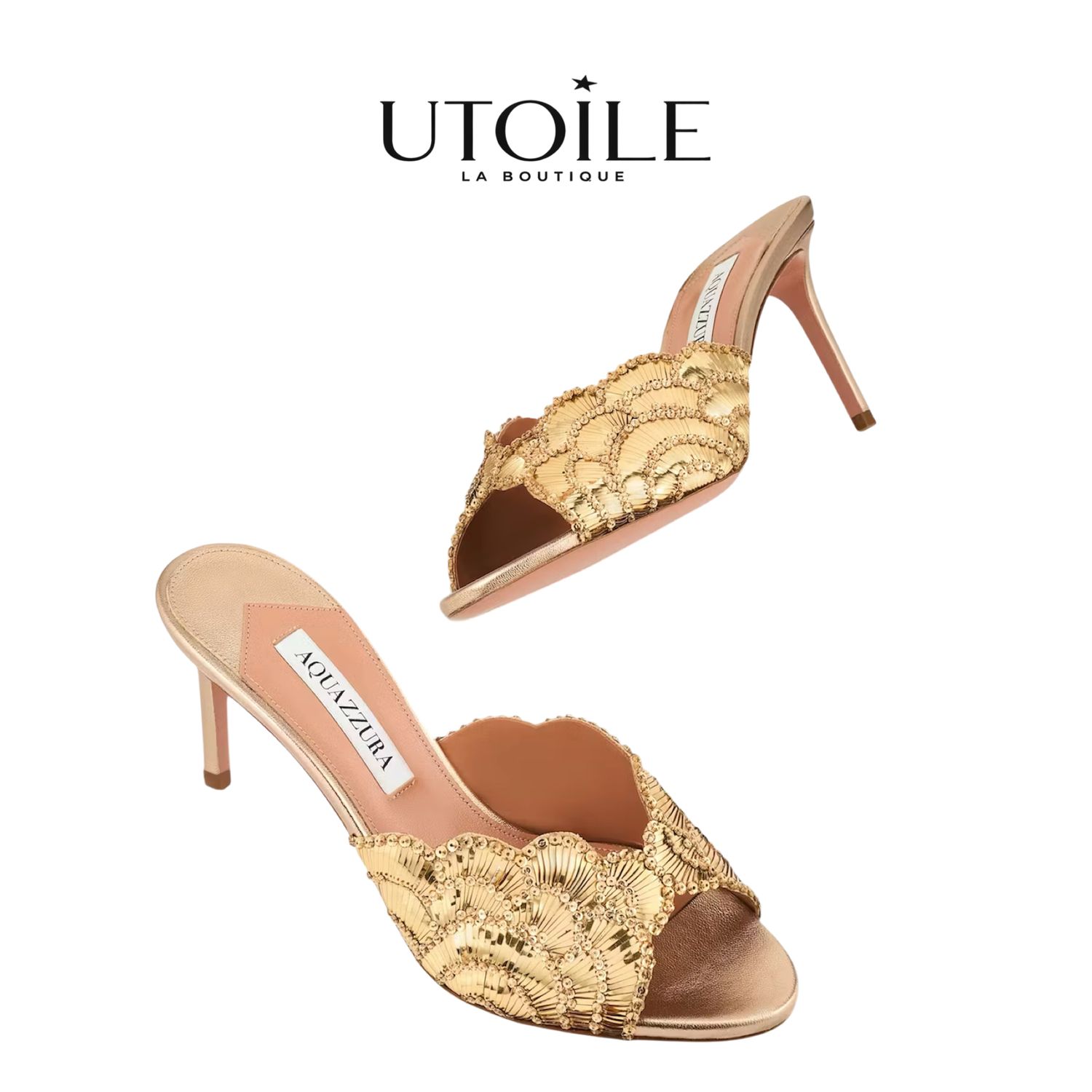 Aquazzura Ce Soir Sandal 75