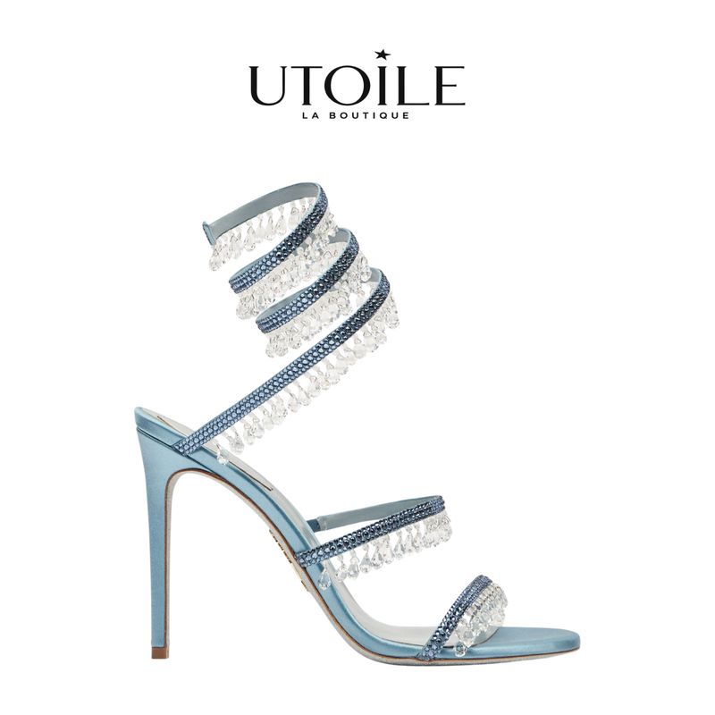 Rene Caovilla Chandelier Cerulean Sandal 105