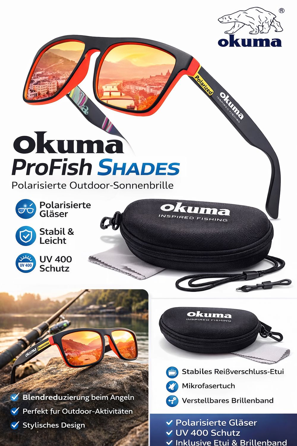 Okuma VisionX Pro – Polarisierte Outdoor-Sonnenbrille