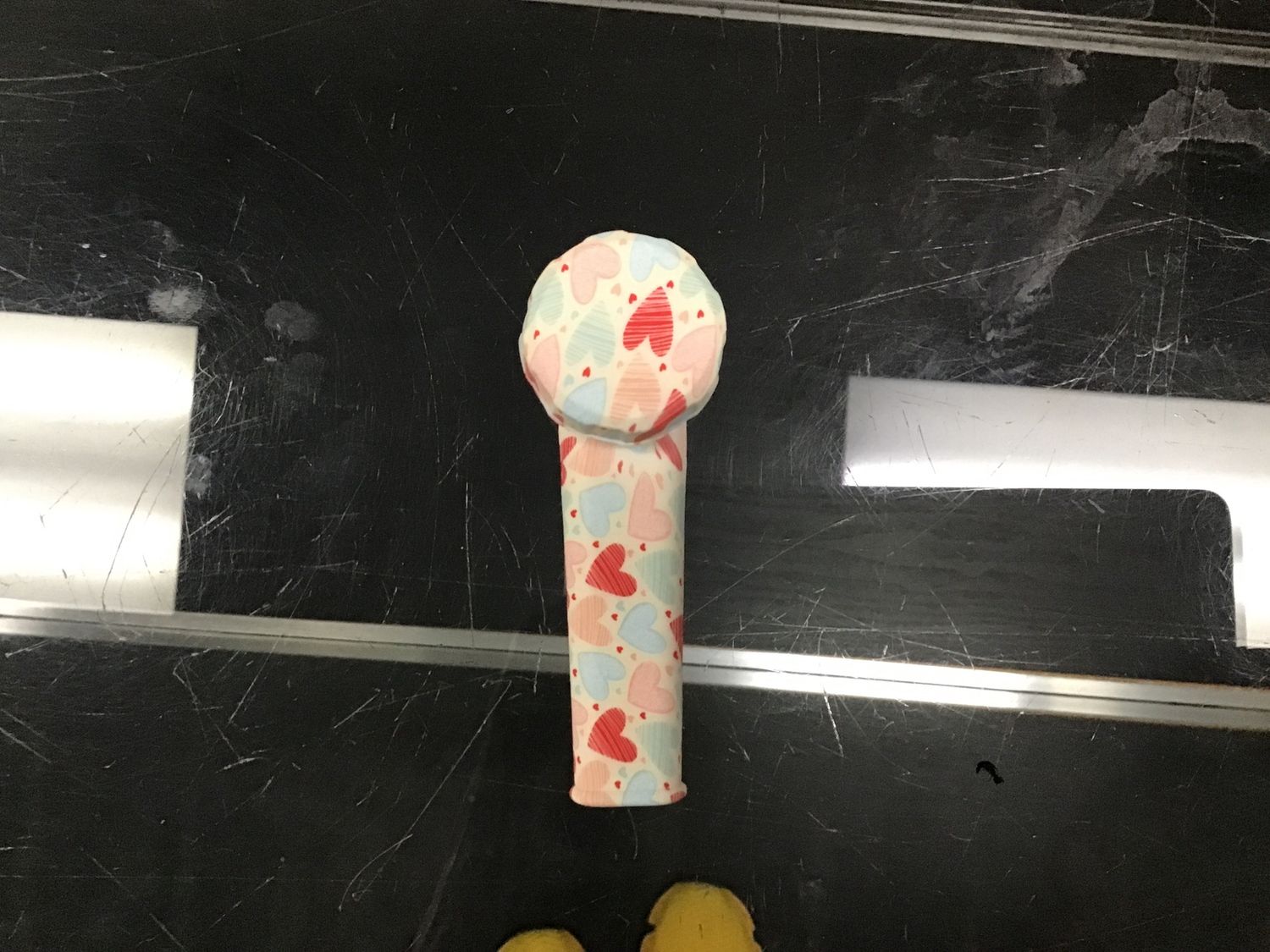 Glow in dark 4 inch silicone pipe