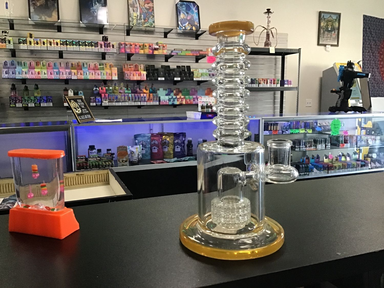 Glass water pipe q9