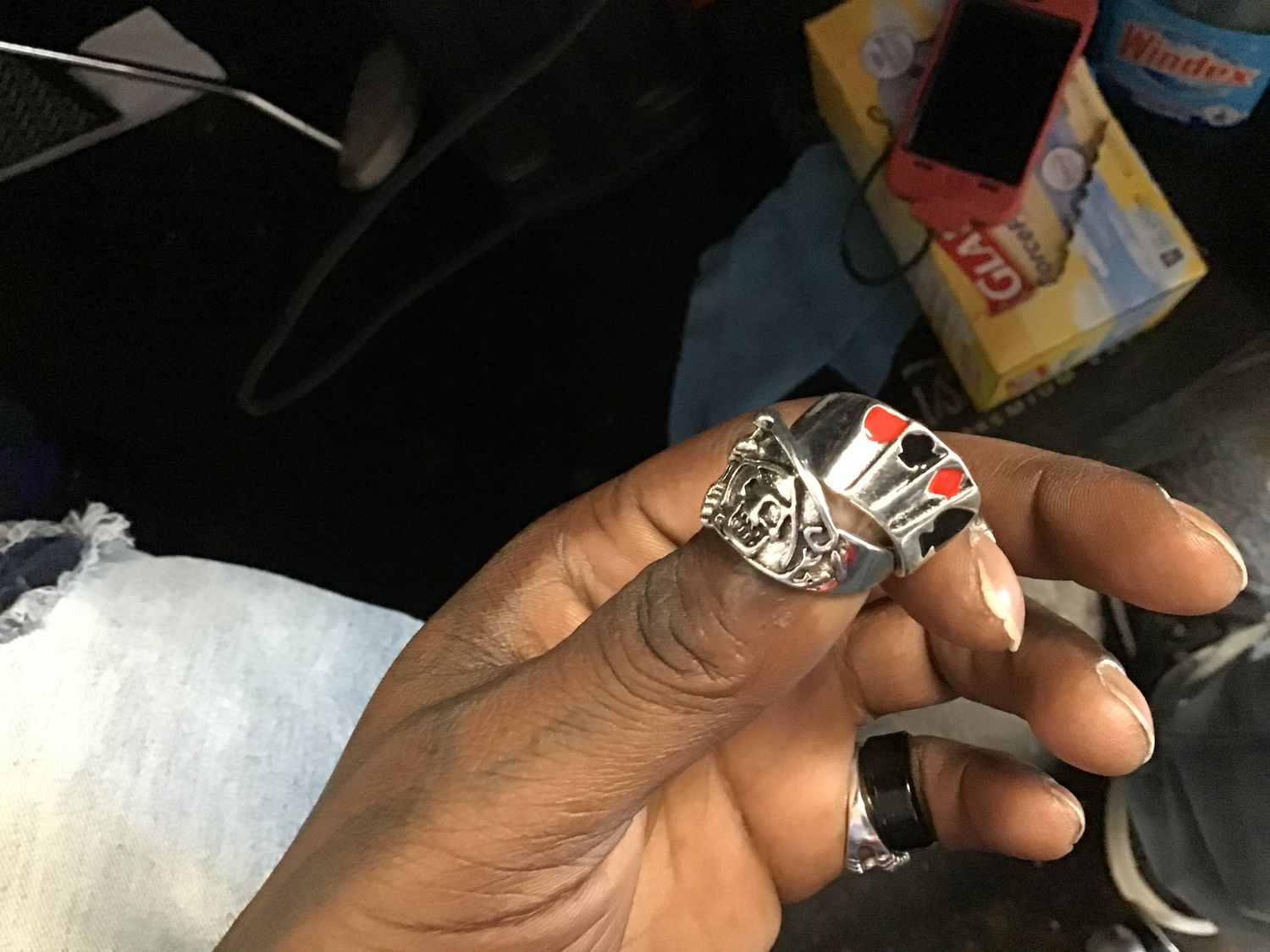 Punk Hip-Hop Alloy Ring (Skull)