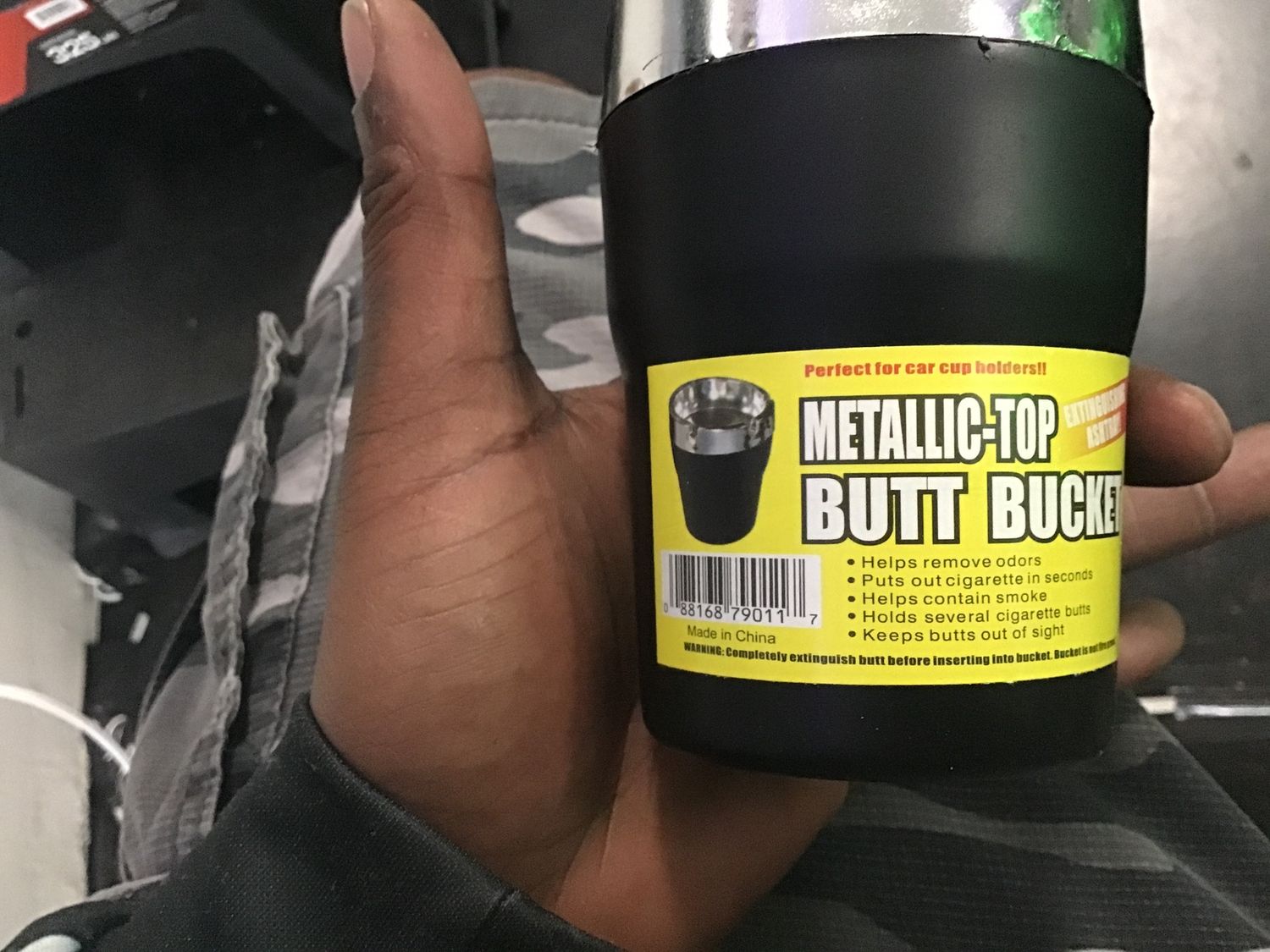 Metallic Top Butt Bucket