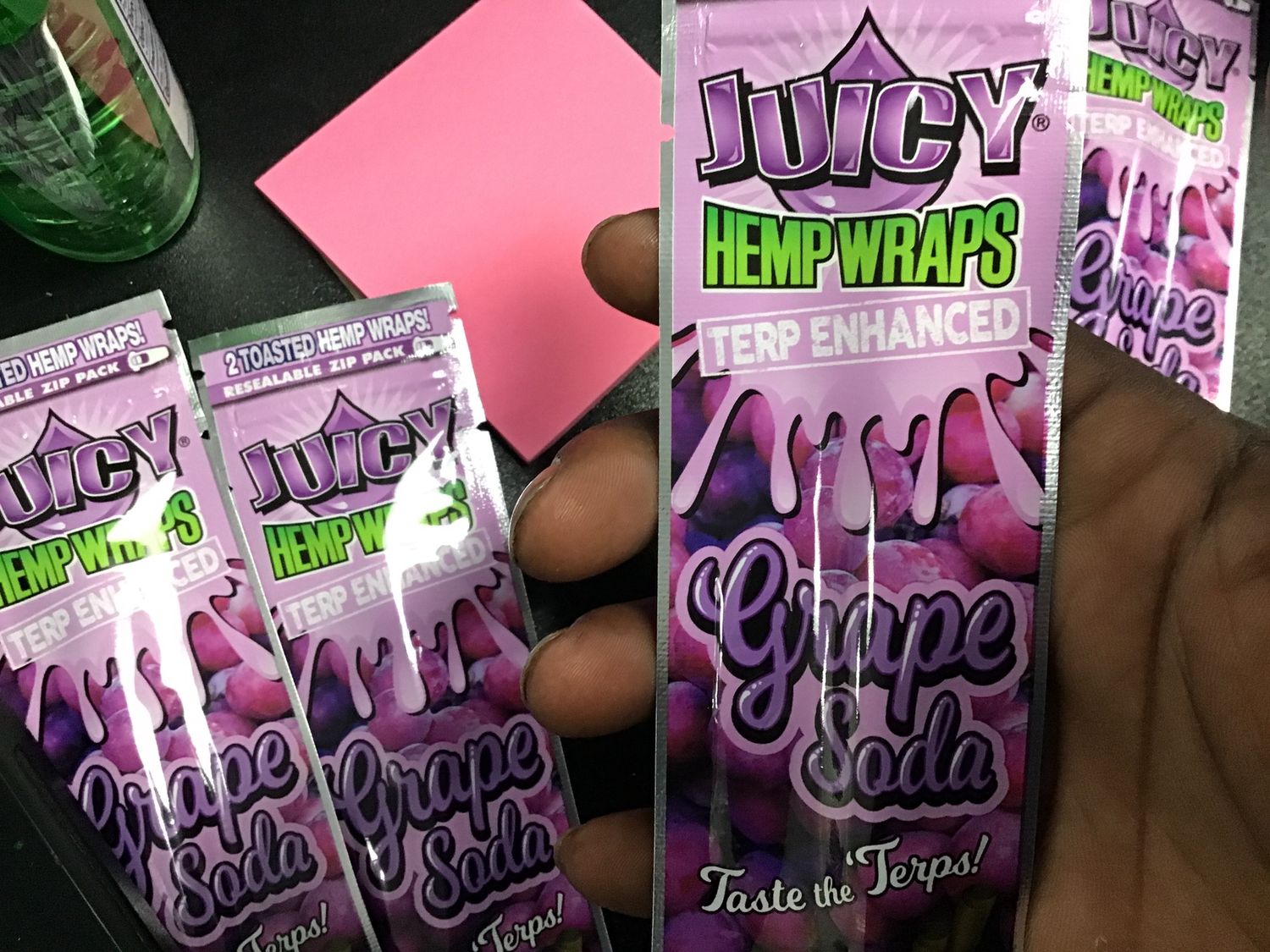 Juicy Hemp Wraps Grape Soda
