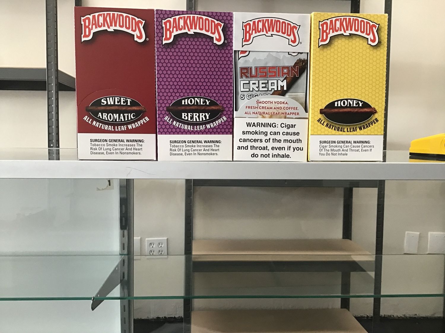 Backwoods All Natural Leaf Wrapper, Flavors: Honey