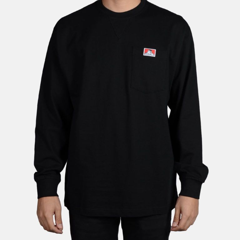 Ben Davis Heavy Duty Pocket Tee Long Sleeve