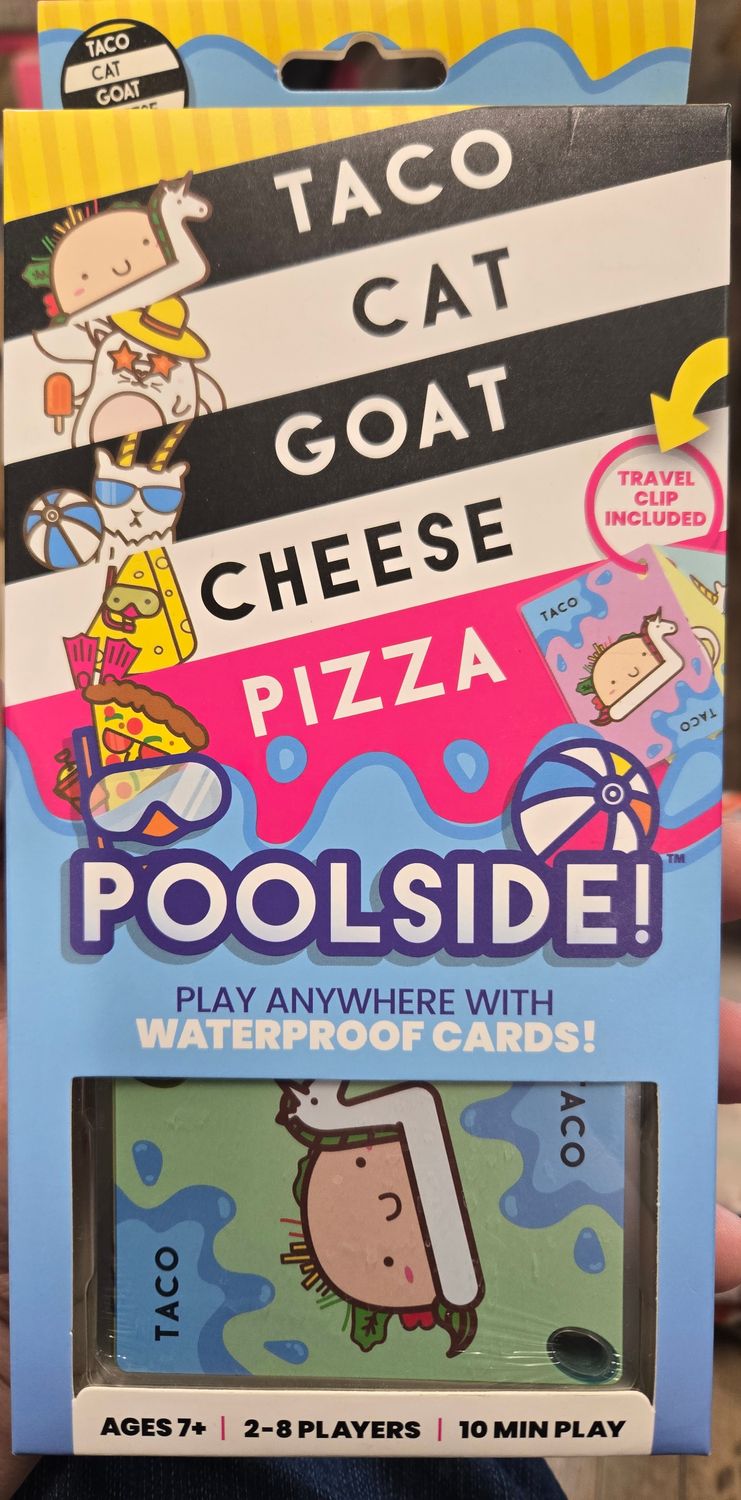 Taco Cat Goat Cheese Pizza Poolside!