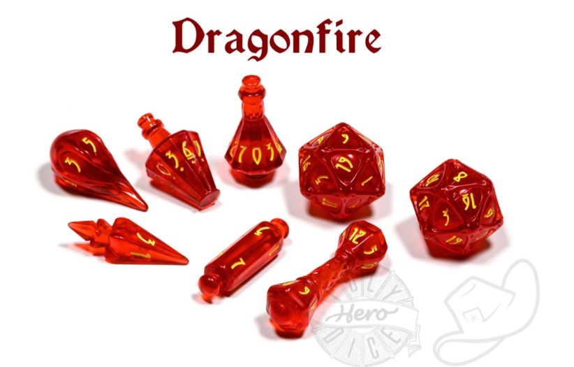 Wizard 8-Piece Set, Colour: Dragonfire