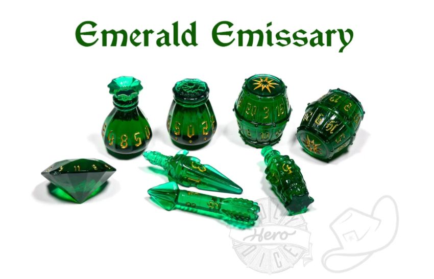 Rogue 8-Piece Set, Colour: Emerald Emissary