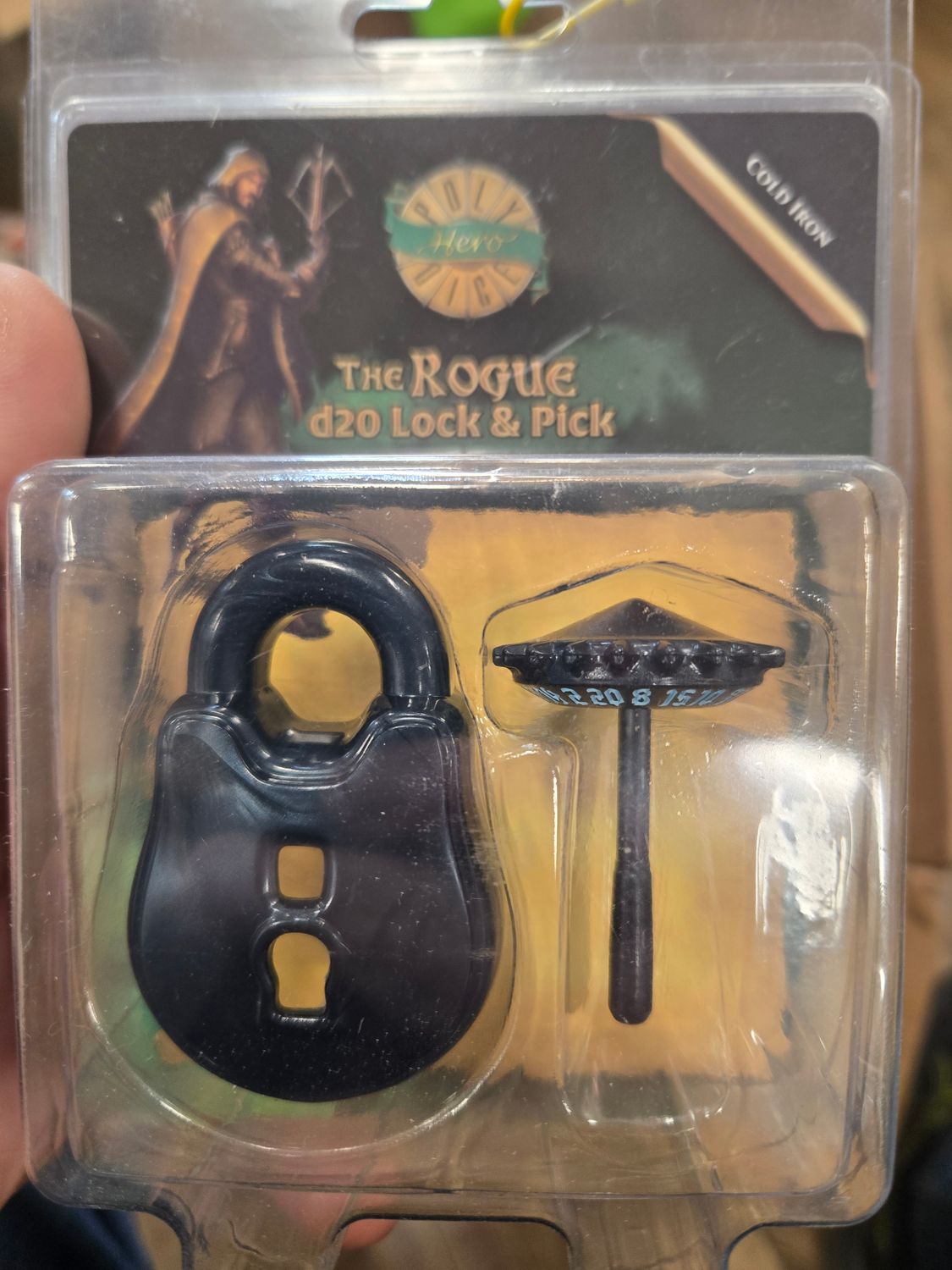 The Rogue Lock &amp; Pick, Colour: Cold Iron