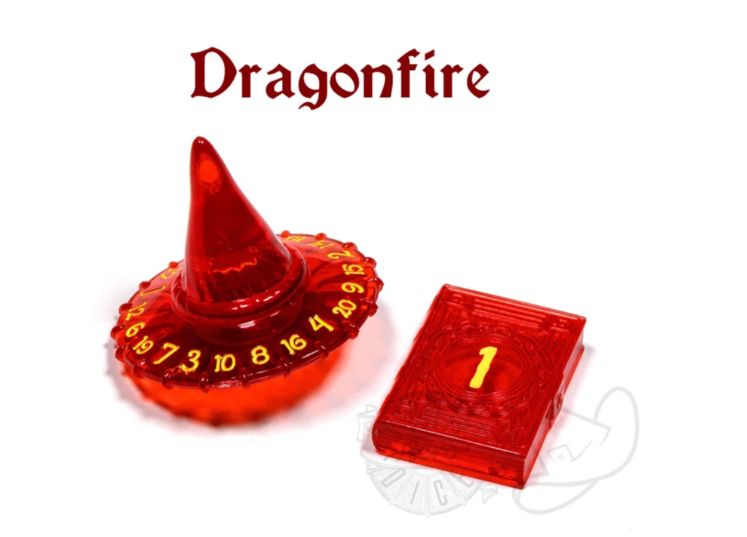 Wizard Set Wizard Hat &amp; Spellbook, Colour: Dragonfire