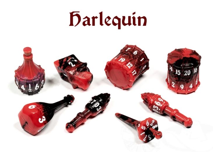 The Bard 8 Dice Set