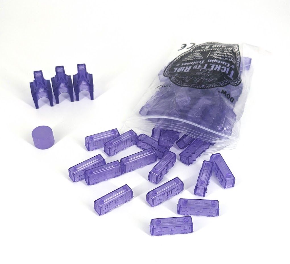 Ticket to Ride - Custom Purple Trainset
