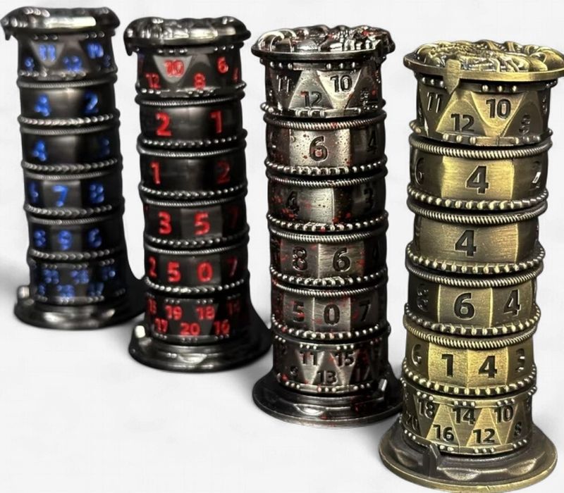 Rotating Wheel Tower Die D4 - D20
