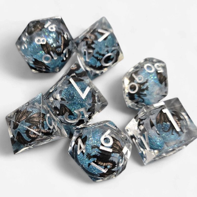 Stash's Special - Liquid Filled 7 Piece Dice Set