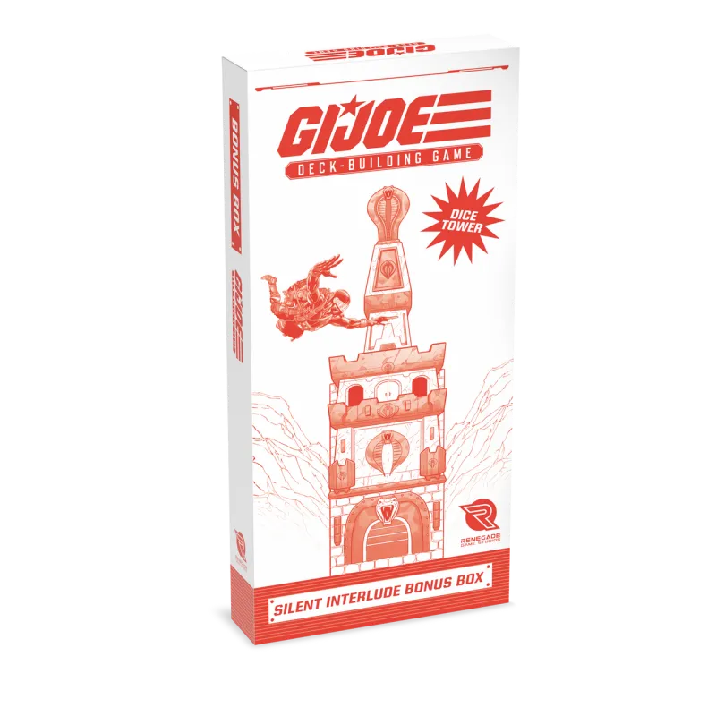 G.I. JOE Deck-Building Game Cobra Silent Castle Dice Tower