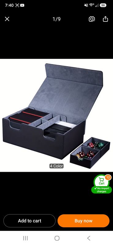 Deck Storage Box Magnetic for 600+ Cards